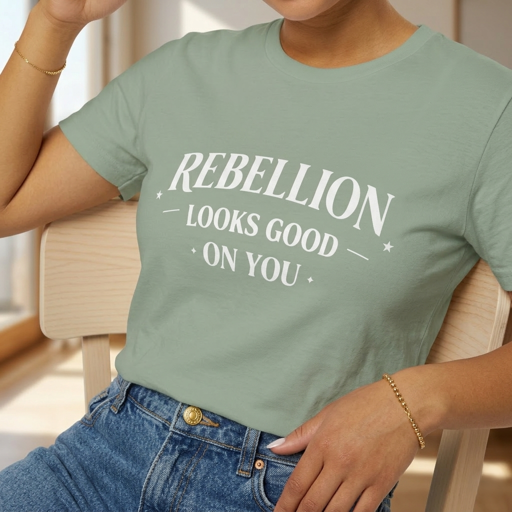 Rebellion Looks Good On You T-Shirt | Activist Gift