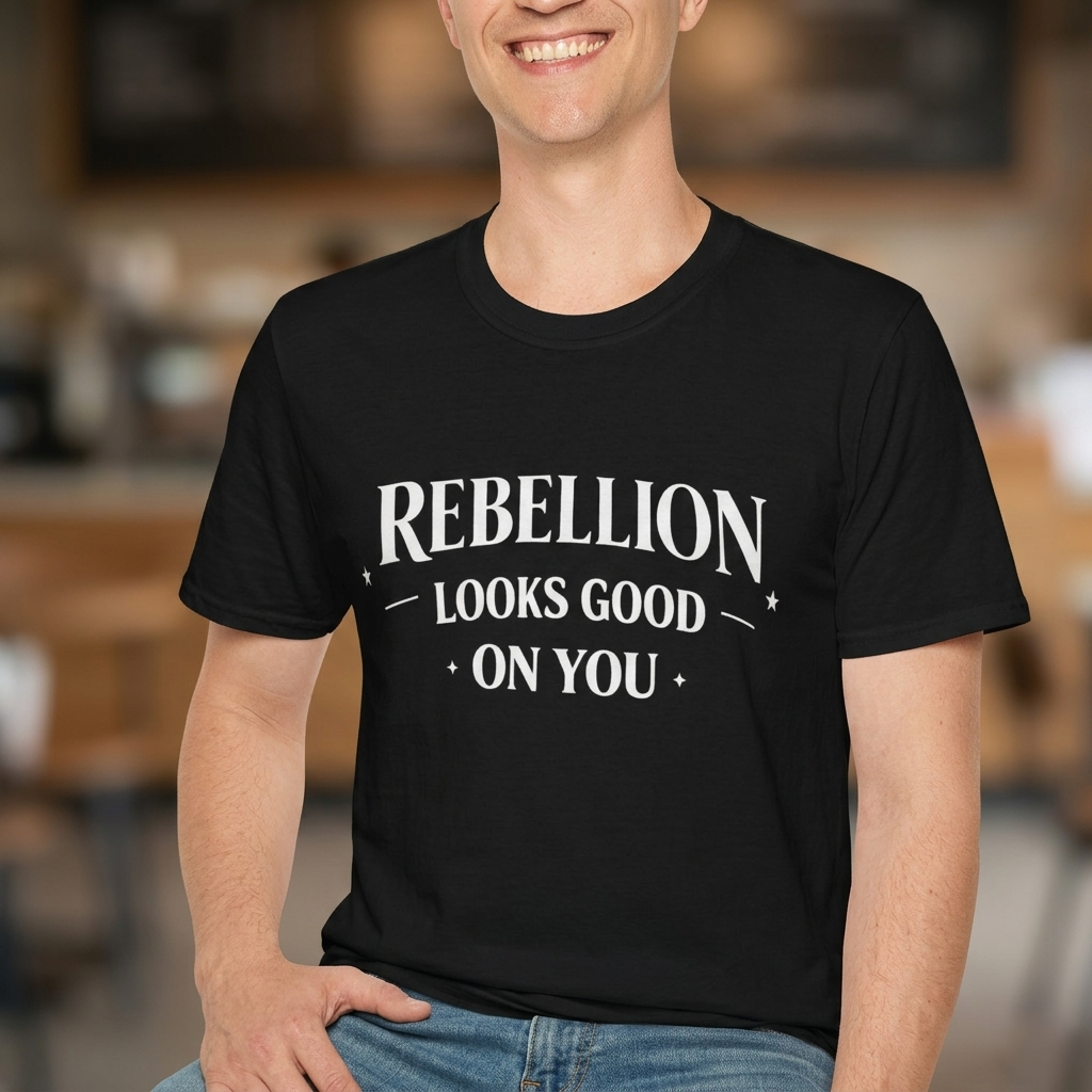 Rebellion Looks Good On You T-Shirt | Activist Gift