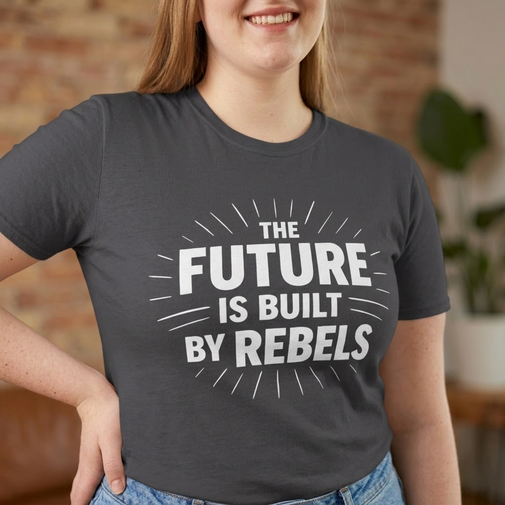 The Future is Built by Rebels Tee | Human Rights T-Shirt | Activist Gift