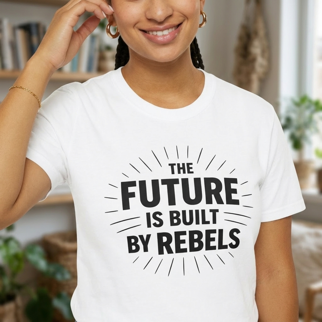 The Future is Built by Rebels Tee | Human Rights T-Shirt | Activist Gift