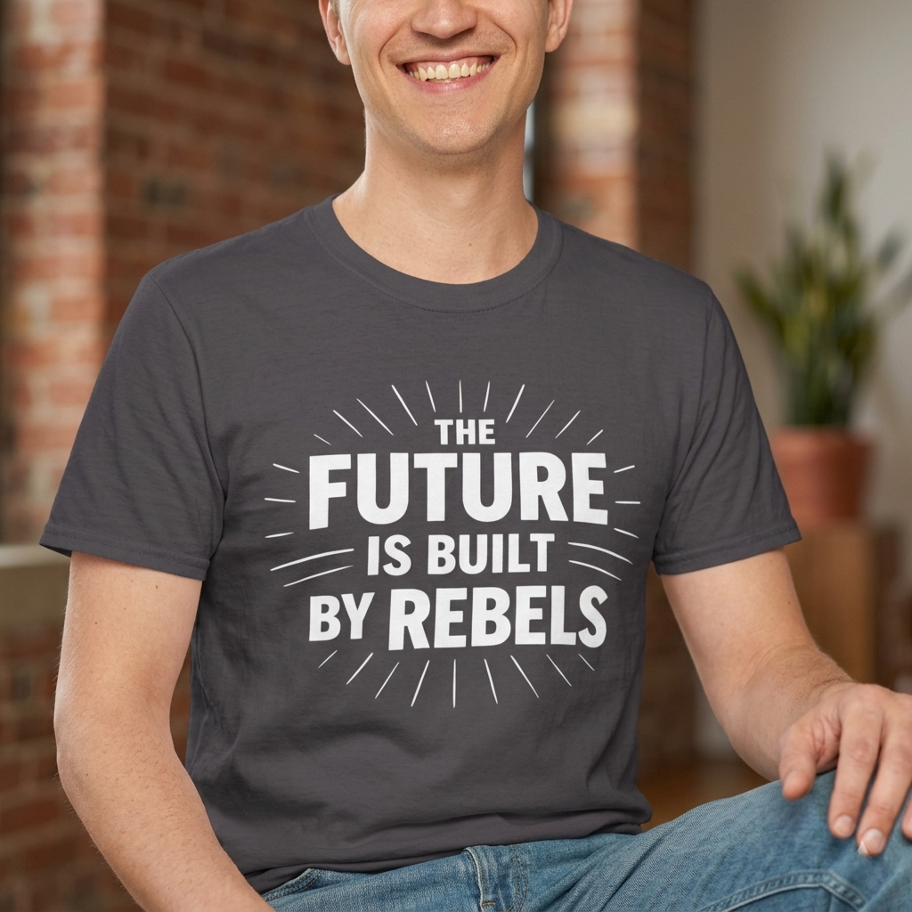 The Future is Built by Rebels Tee | Human Rights T-Shirt | Activist Gift