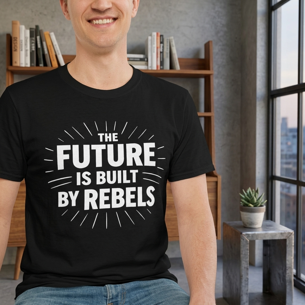 The Future is Built by Rebels Tee | Human Rights T-Shirt | Activist Gift