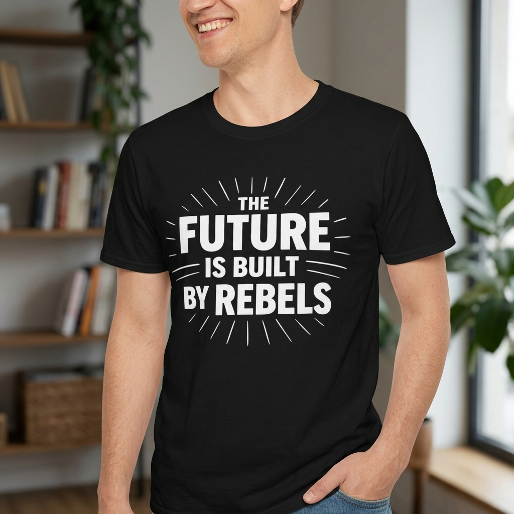The Future is Built by Rebels Tee | Human Rights T-Shirt | Activist Gift