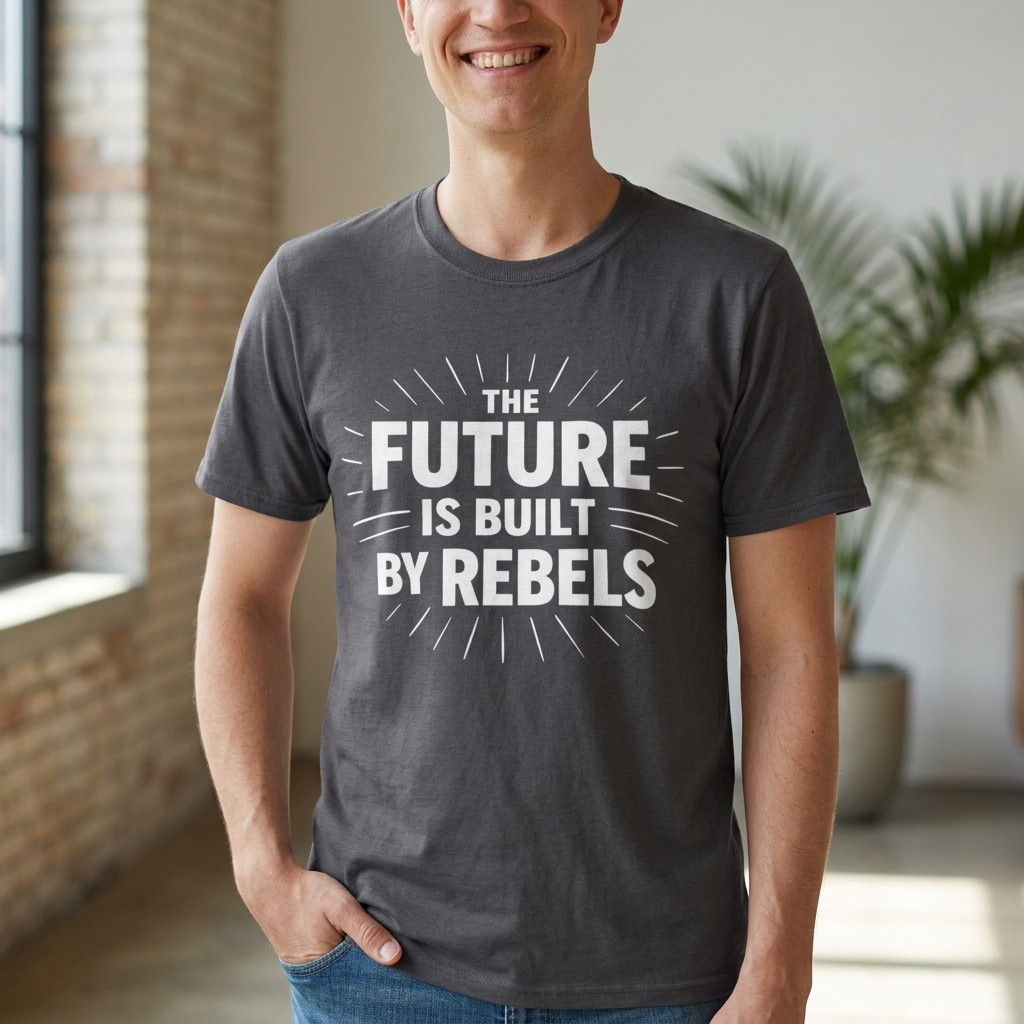 The Future is Built by Rebels Tee | Human Rights T-Shirt | Activist Gift