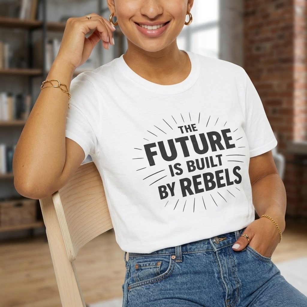 The Future is Built by Rebels Tee | Human Rights T-Shirt | Activist Gift