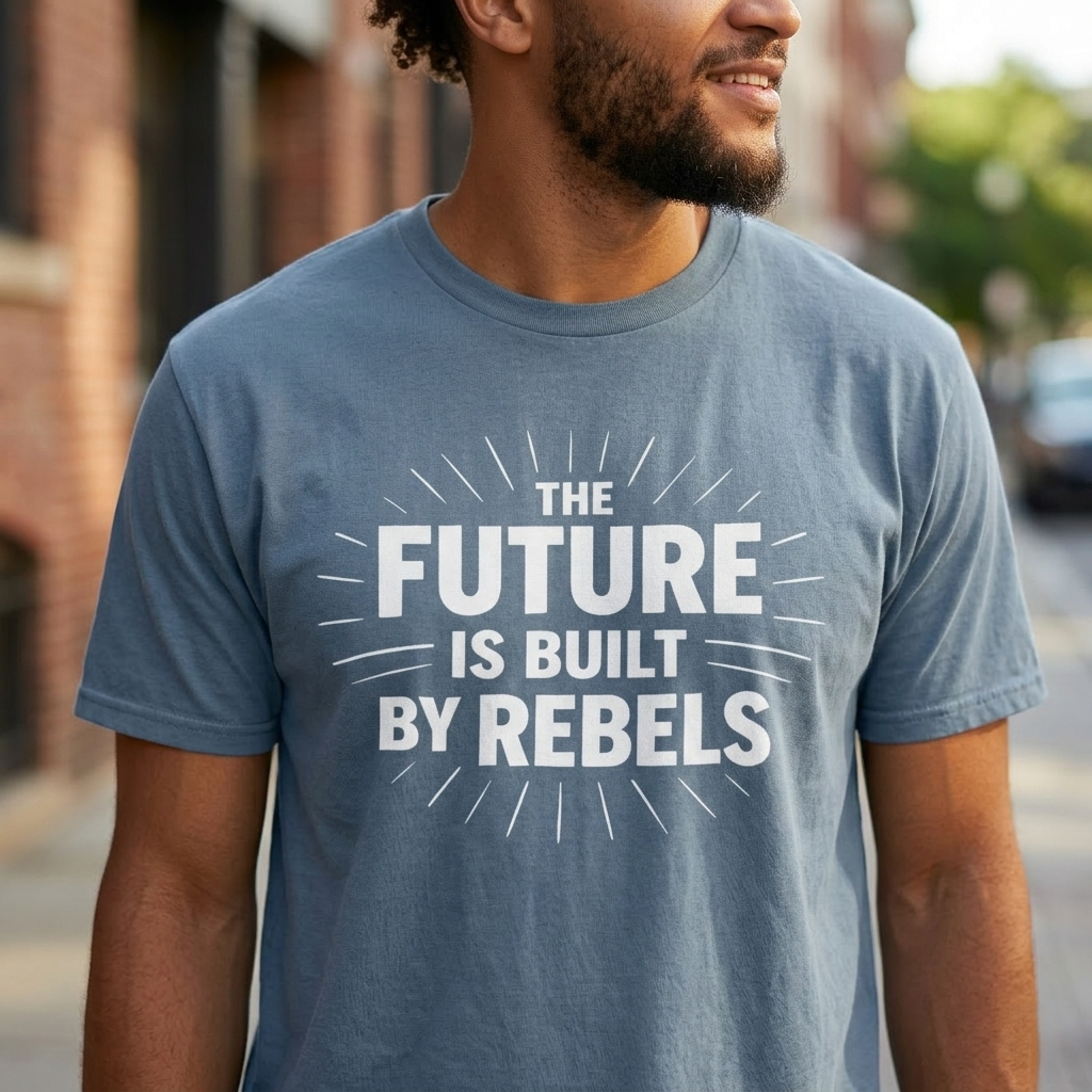 The Future is Built by Rebels Tee | Human Rights T-Shirt | Activist Gift