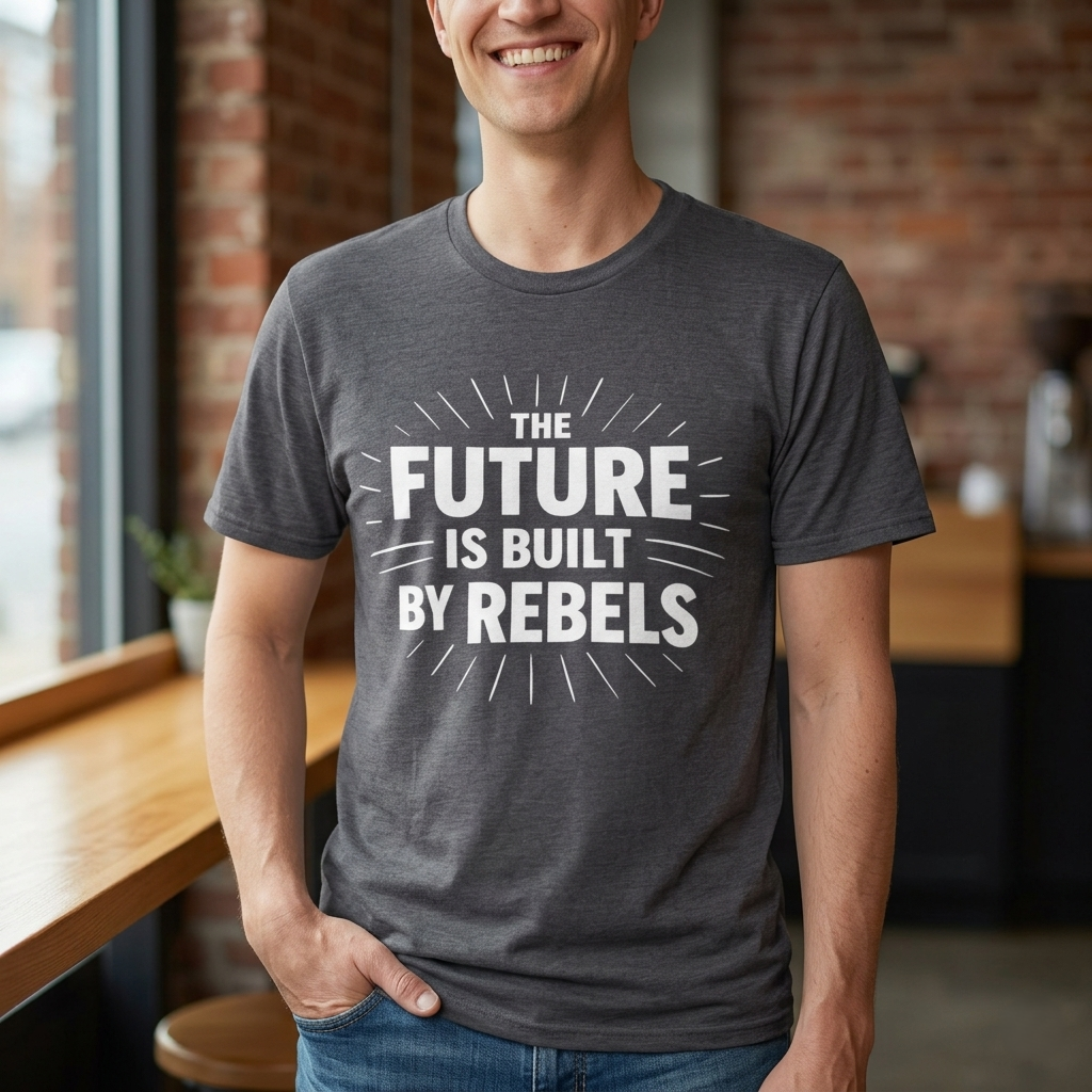 The Future is Built by Rebels Tee | Human Rights T-Shirt | Activist Gift
