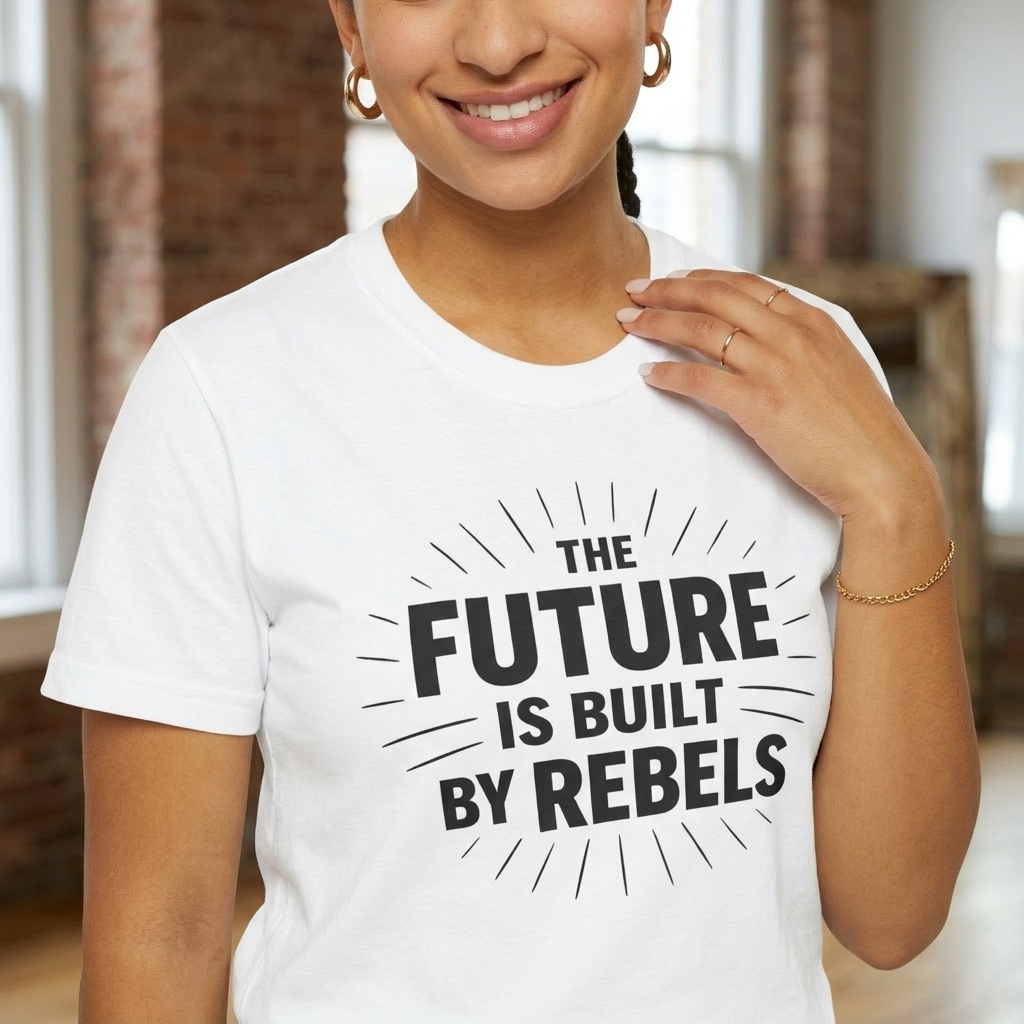 The Future is Built by Rebels Tee | Human Rights T-Shirt | Activist Gift