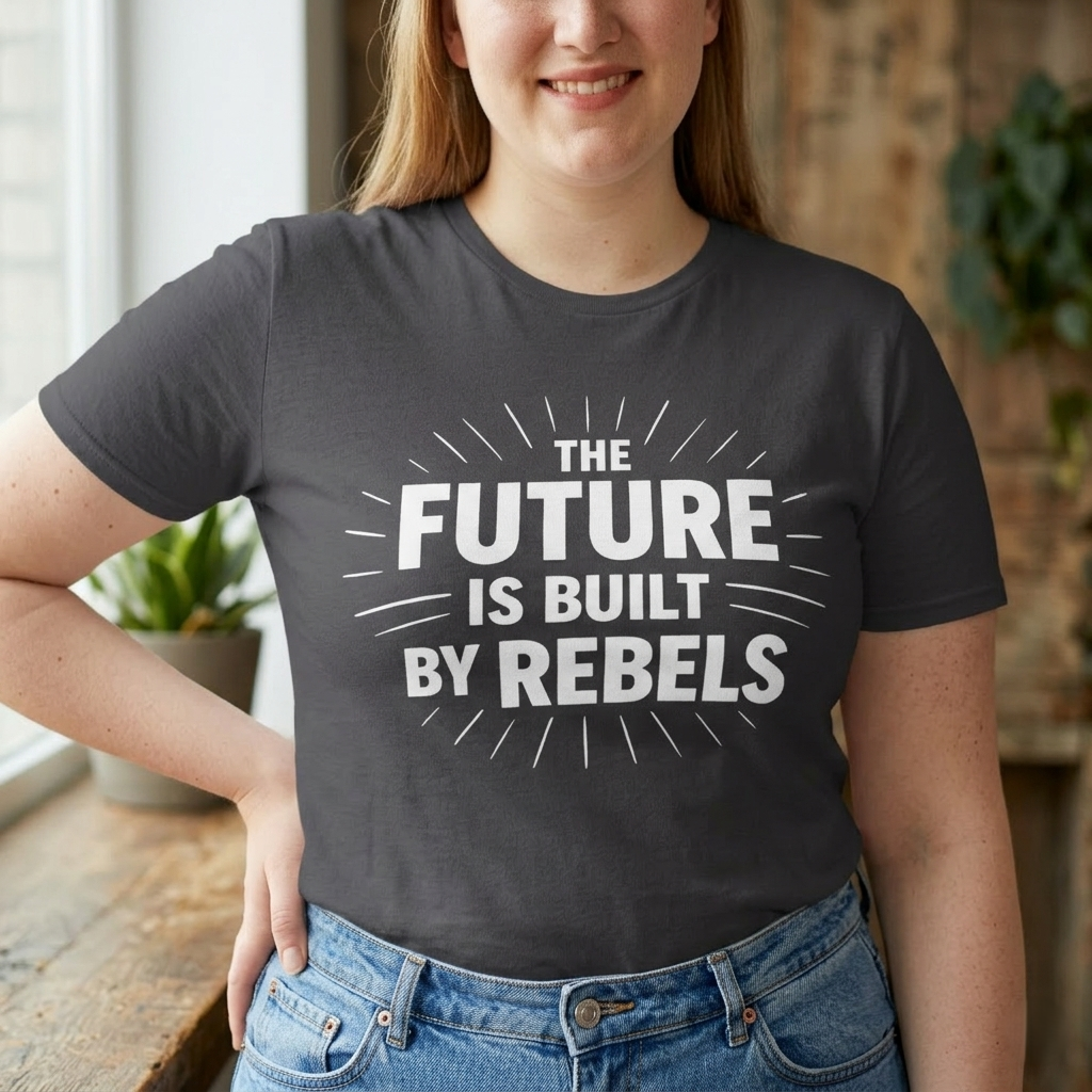 The Future is Built by Rebels Tee | Human Rights T-Shirt | Activist Gift