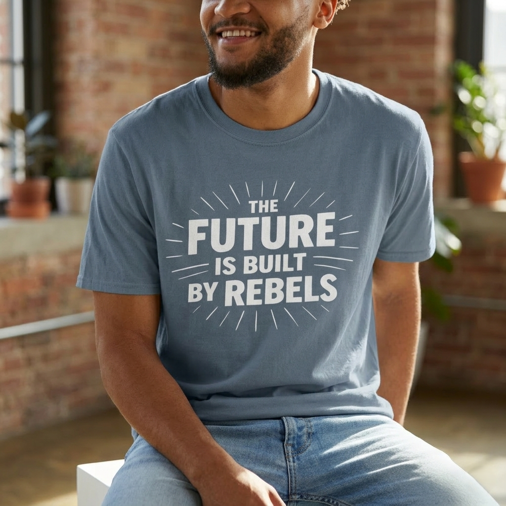 The Future is Built by Rebels Tee | Human Rights T-Shirt | Activist Gift