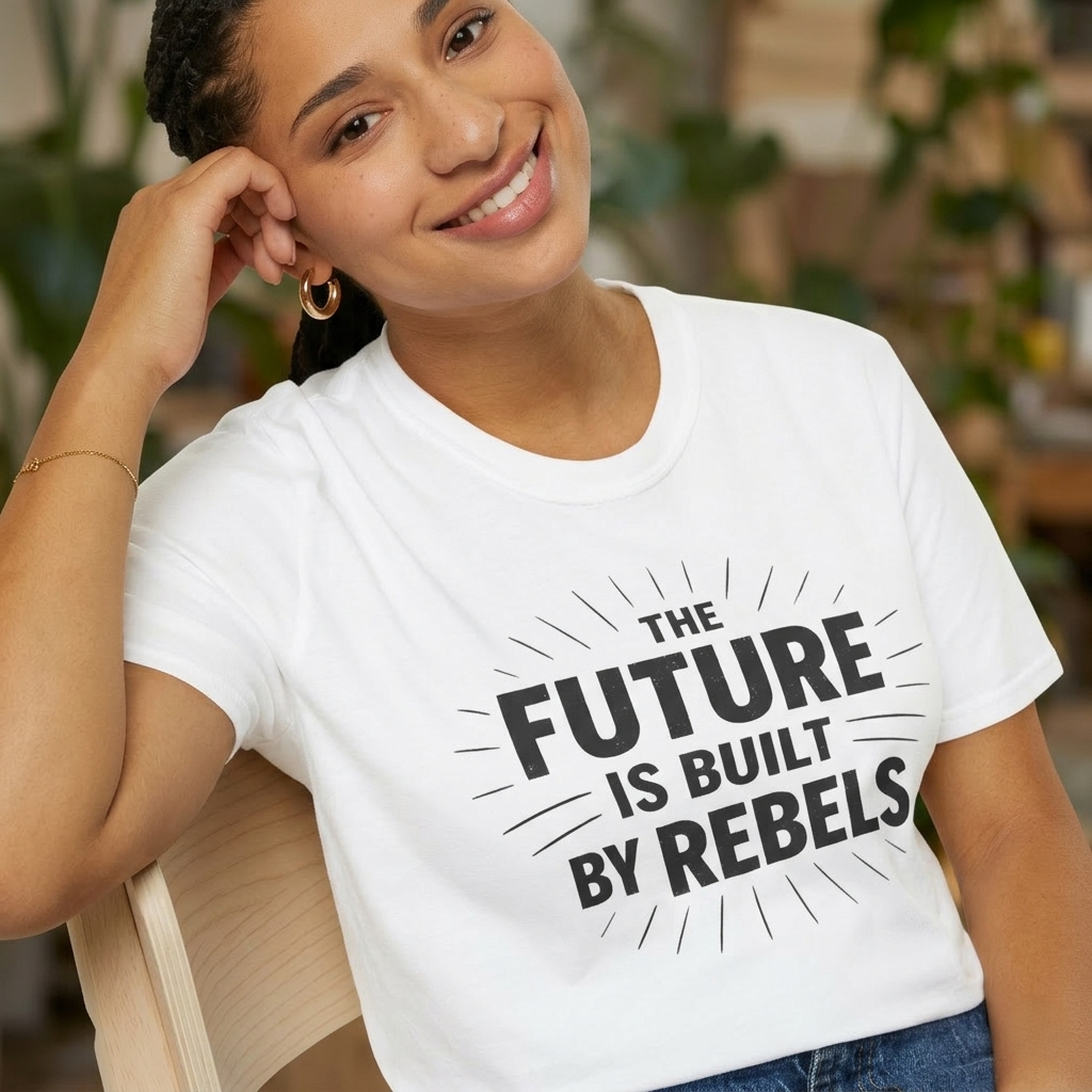 The Future is Built by Rebels Tee | Human Rights T-Shirt | Activist Gift