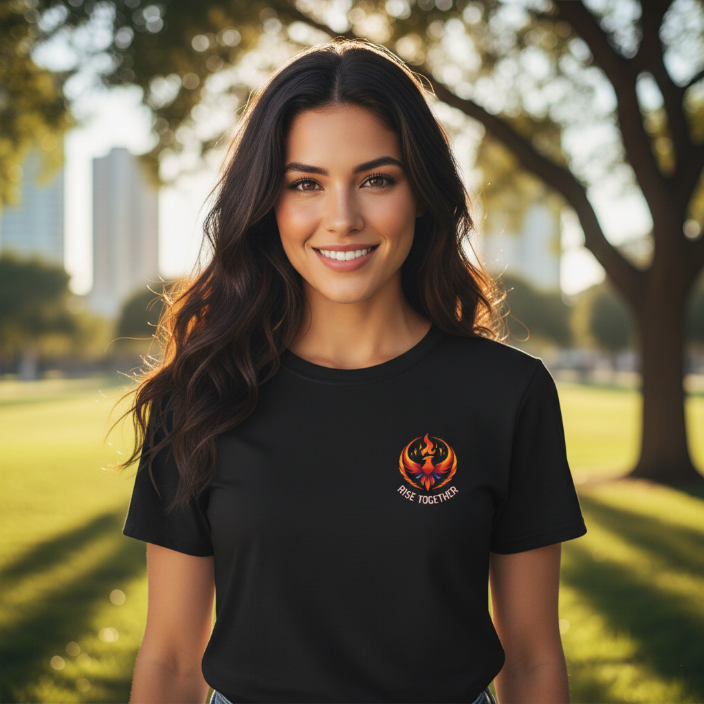 Rise Together T-Shirt | Empowerment Shirt | Rebel Inspired Designs Logo | Activist Gift