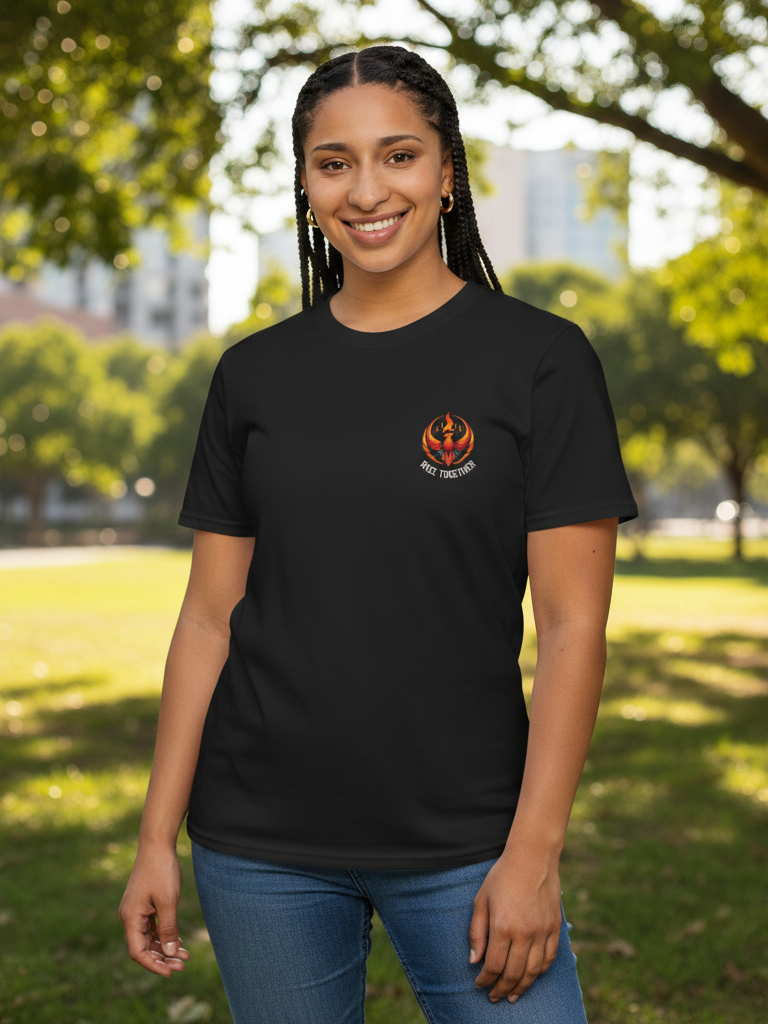 Rise Together T-Shirt | Empowerment Shirt | Rebel Inspired Designs Logo | Activist Gift