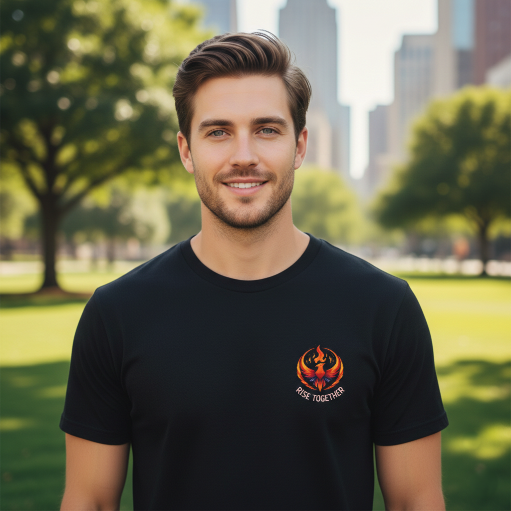 Rise Together T-Shirt | Empowerment Shirt | Rebel Inspired Designs Logo | Activist Gift