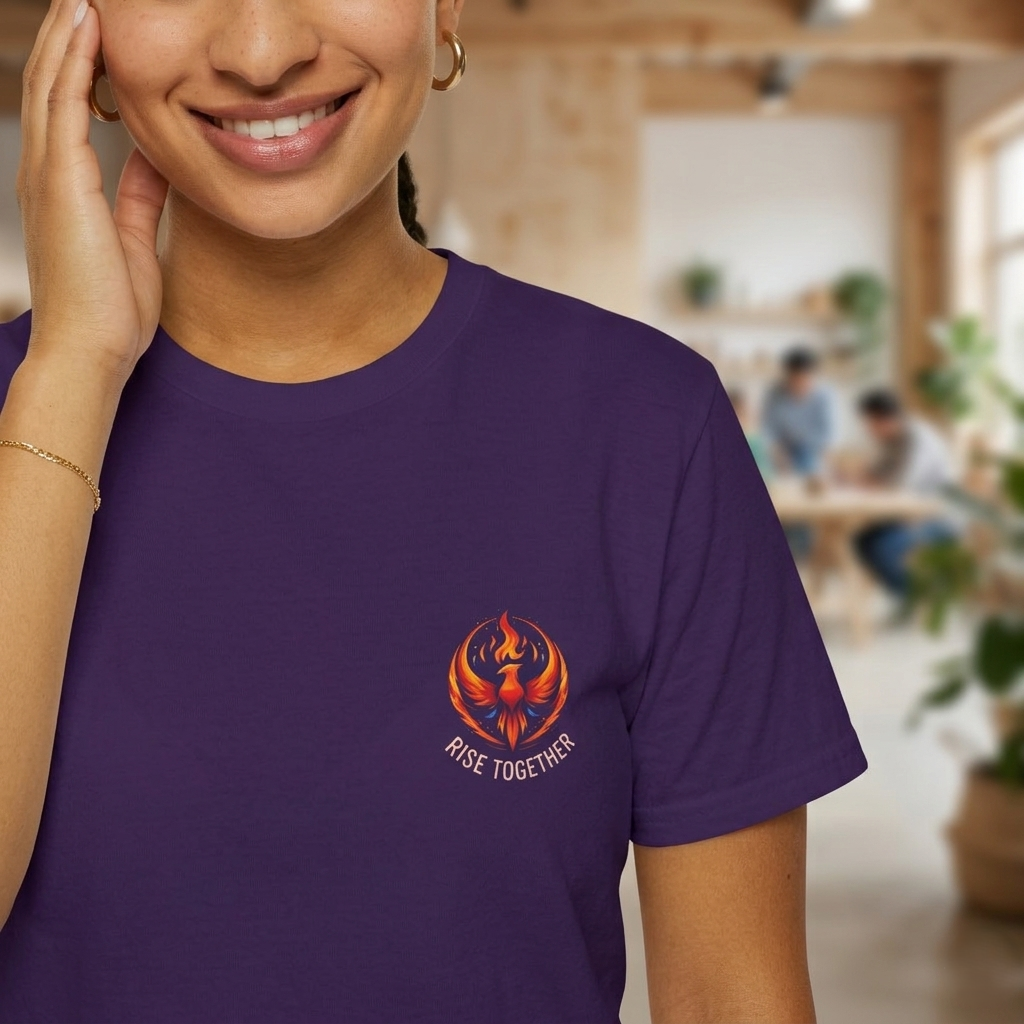 Rise Together T-Shirt | Empowerment Shirt | Rebel Inspired Designs Logo | Activist Gift