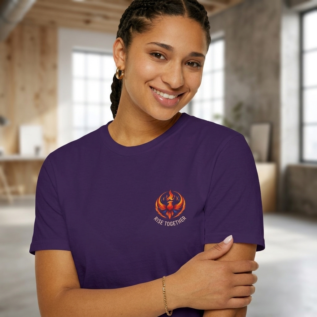 Rise Together T-Shirt | Empowerment Shirt | Rebel Inspired Designs Logo | Activist Gift