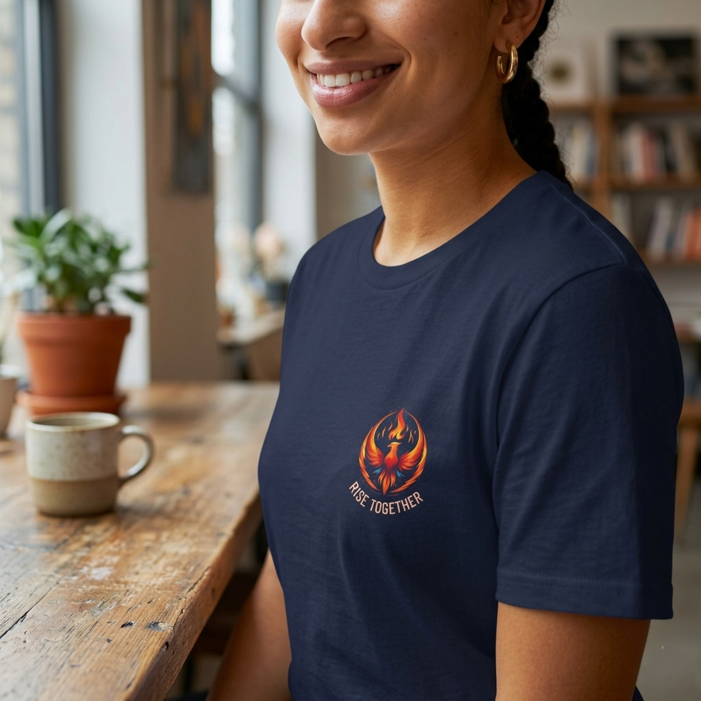 Rise Together T-Shirt | Empowerment Shirt | Rebel Inspired Designs Logo | Activist Gift