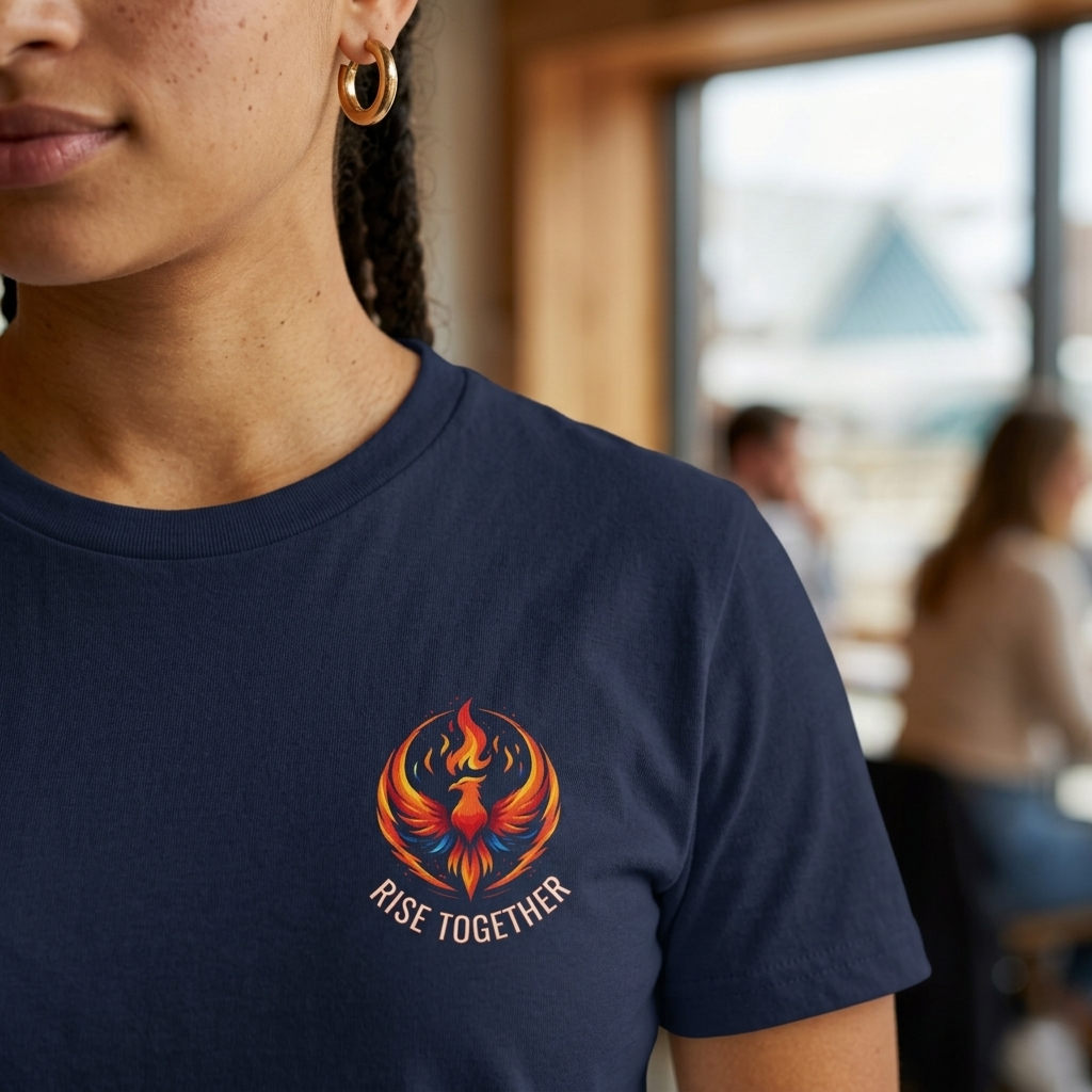 Rise Together T-Shirt | Empowerment Shirt | Rebel Inspired Designs Logo | Activist Gift