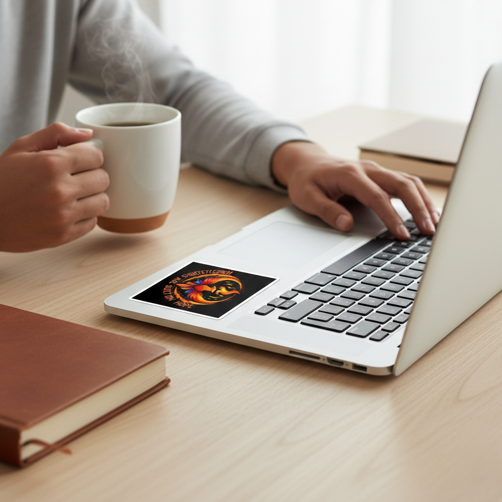 Rebellions Are Built On Hope Kiss-Cut Stickers | Phoenix Protest Sticker | Resistance Gift