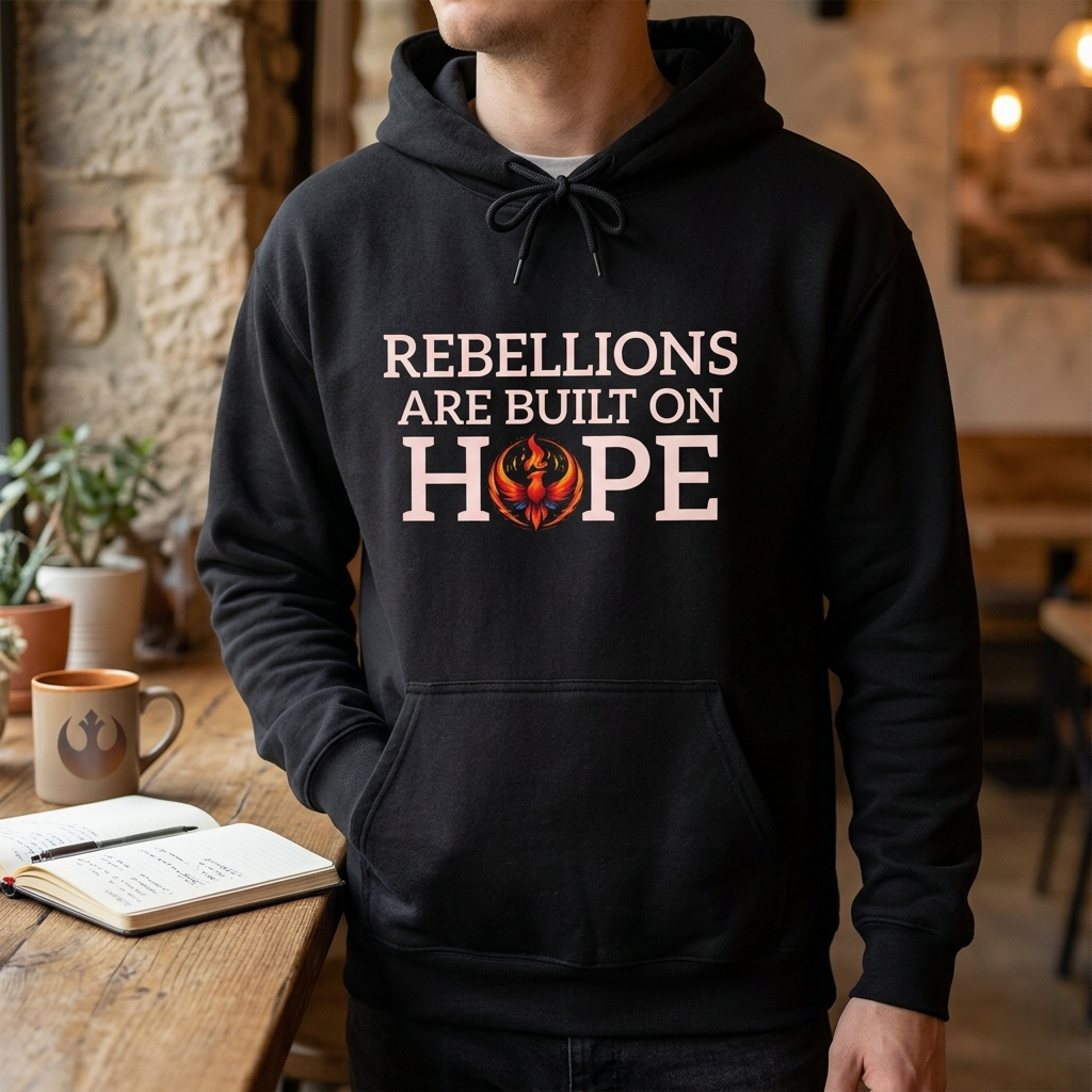 Rebellions Are Built on Hope Hoodie | Inspirational Protest Graphic Sweatshirt