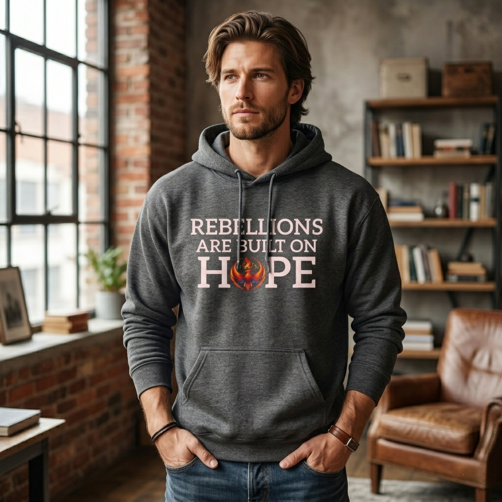 Rebellions Are Built on Hope Hoodie | Inspirational Protest Graphic Sweatshirt