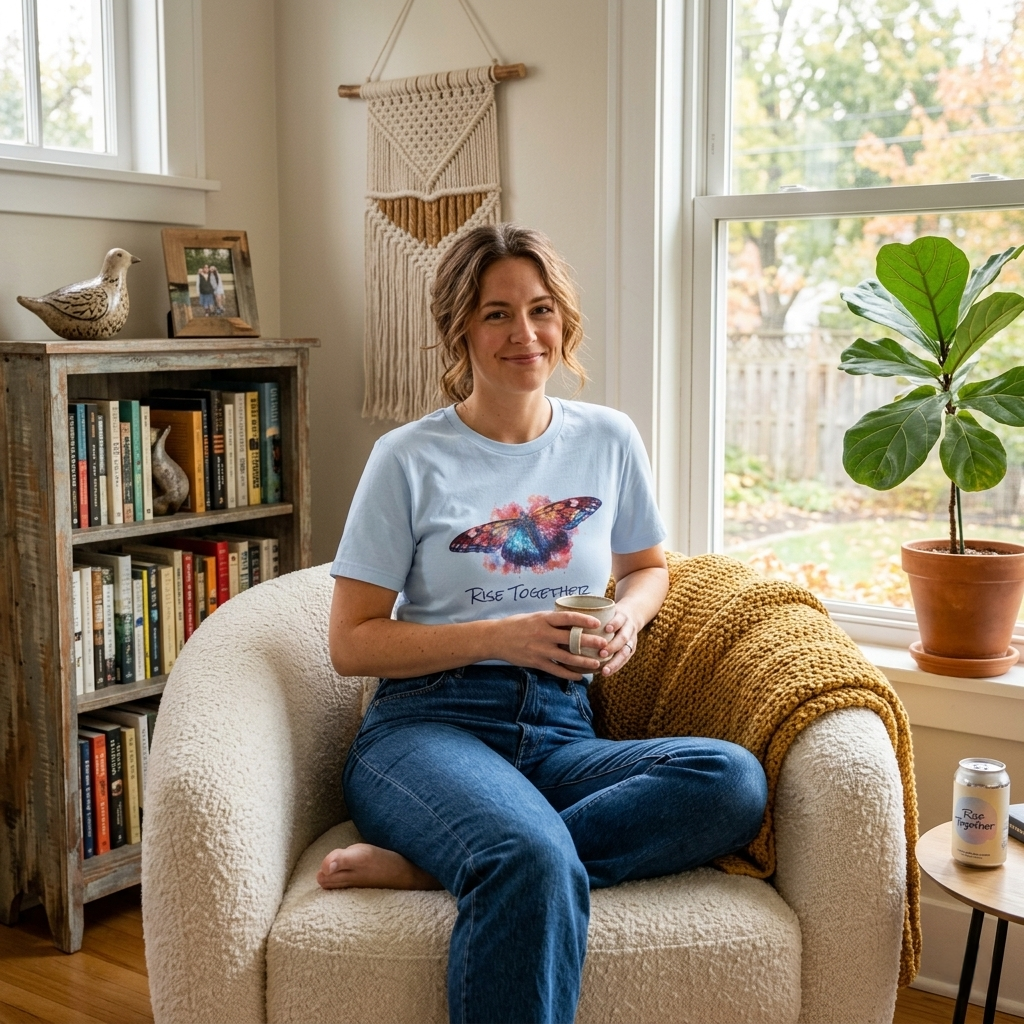 Butterfly Rise Together Graphic Tee | Equality Advocacy T-Shirt | Activist Gift