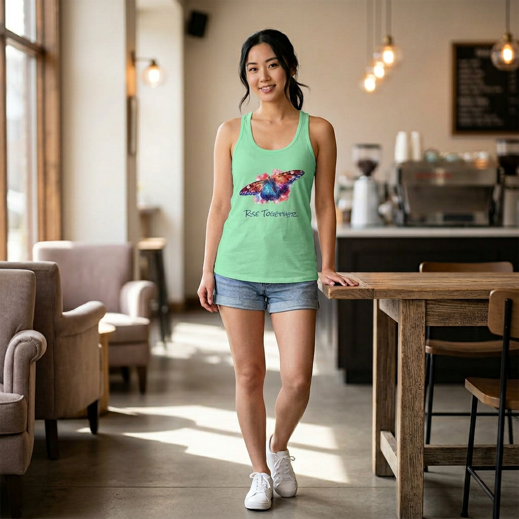 Butterfly Rise Together Tank Top | Equality Advocacy Shirt | Activist Gift