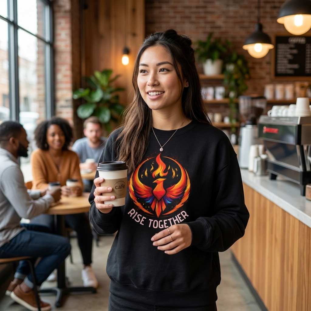 Rise Together Unisex Sweatshirt | Social Justice Crewneck | Activist Gift