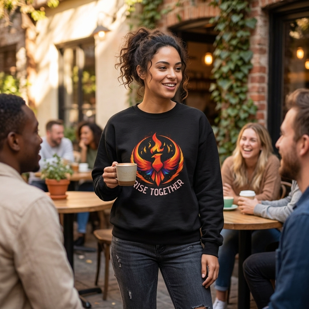Rise Together Unisex Sweatshirt | Social Justice Crewneck | Activist Gift