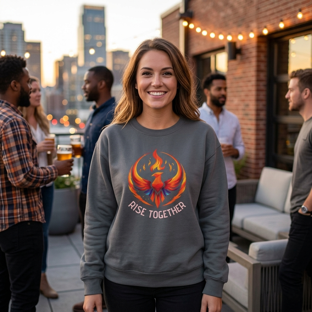 Rise Together Unisex Sweatshirt | Social Justice Crewneck | Activist Gift