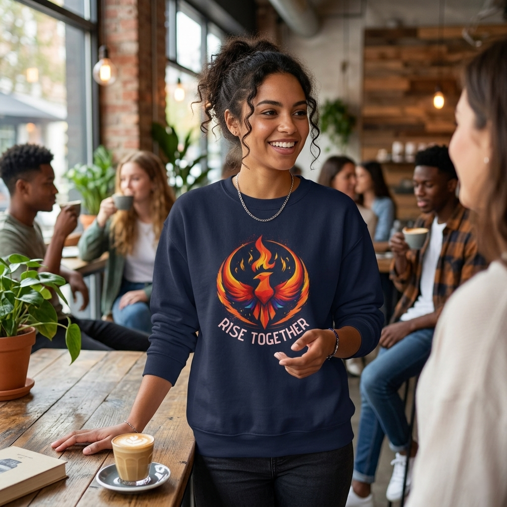 Rise Together Unisex Sweatshirt | Social Justice Crewneck | Activist Gift