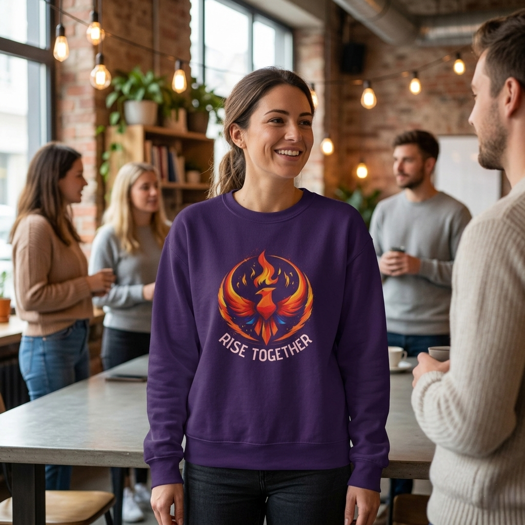 Rise Together Unisex Sweatshirt | Social Justice Crewneck | Activist Gift