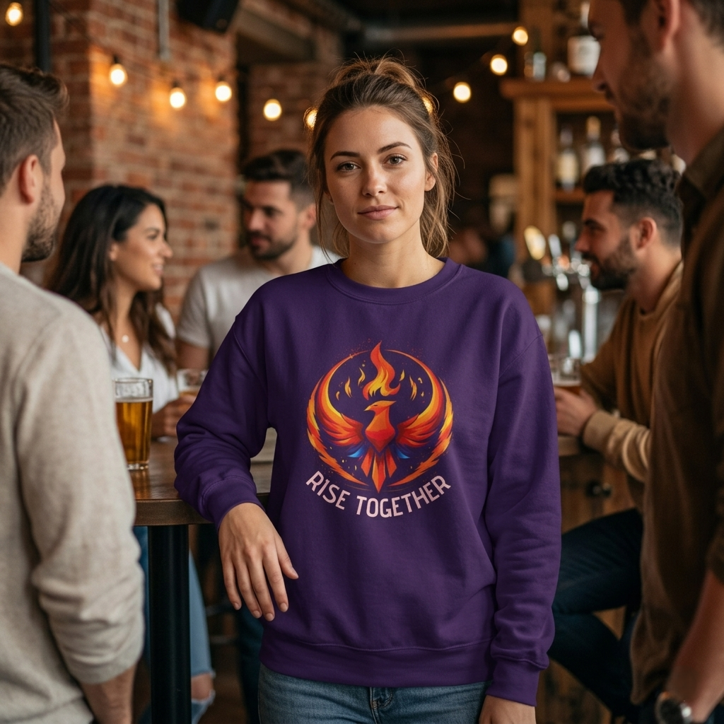 Rise Together Unisex Sweatshirt | Social Justice Crewneck | Activist Gift