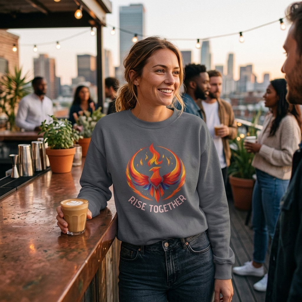 Rise Together Unisex Sweatshirt | Social Justice Crewneck | Activist Gift