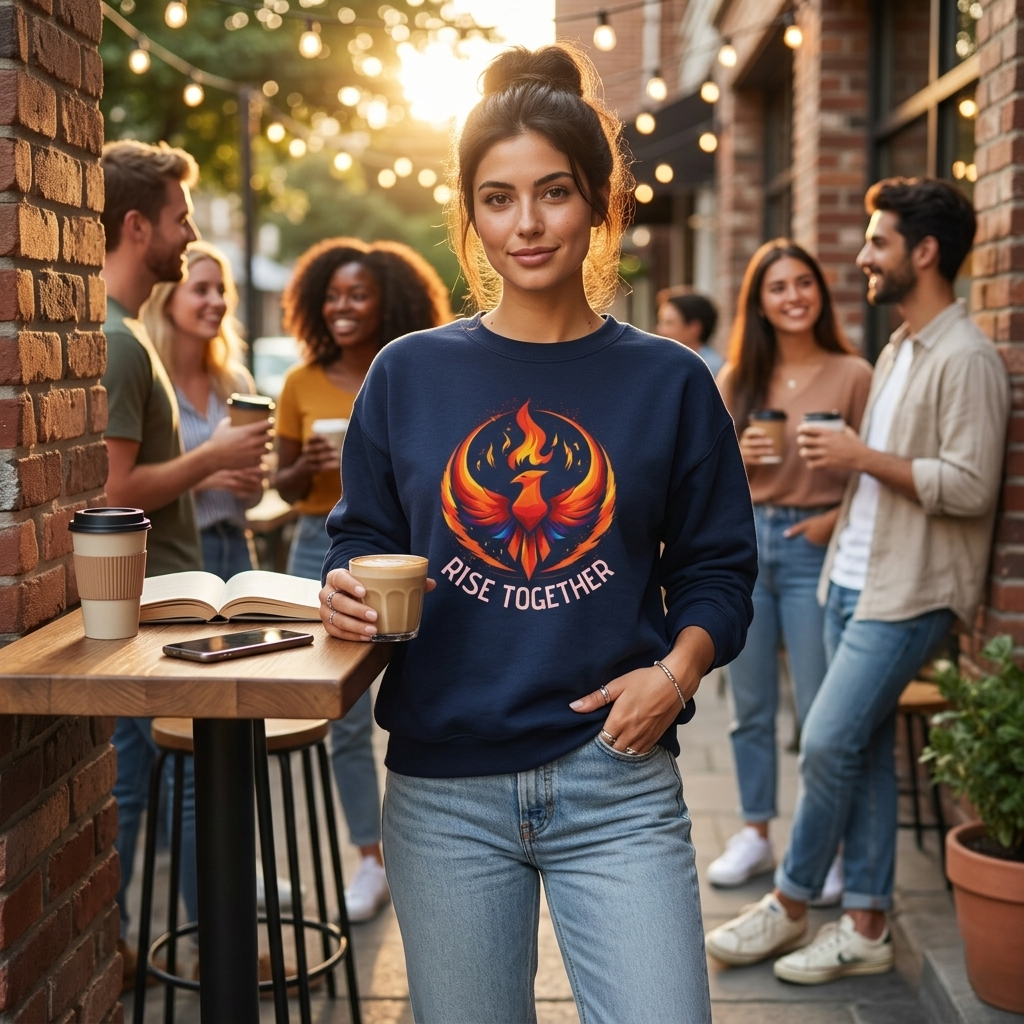 Rise Together Unisex Sweatshirt | Social Justice Crewneck | Activist Gift