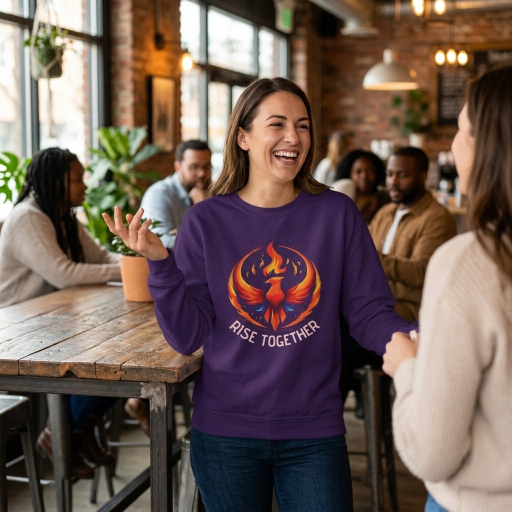 Rise Together Unisex Sweatshirt | Social Justice Crewneck | Activist Gift