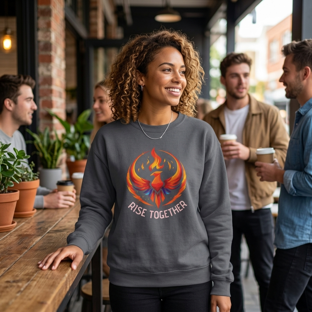 Rise Together Unisex Sweatshirt | Social Justice Crewneck | Activist Gift