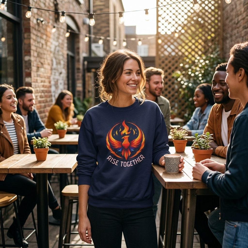 Rise Together Unisex Sweatshirt | Social Justice Crewneck | Activist Gift