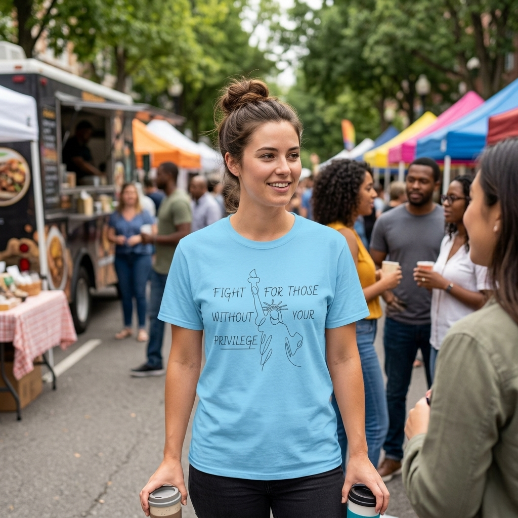 Fight for Liberty Graphic Tee | Activist T-Shirt | Human Rights Shirt | Equality Gift