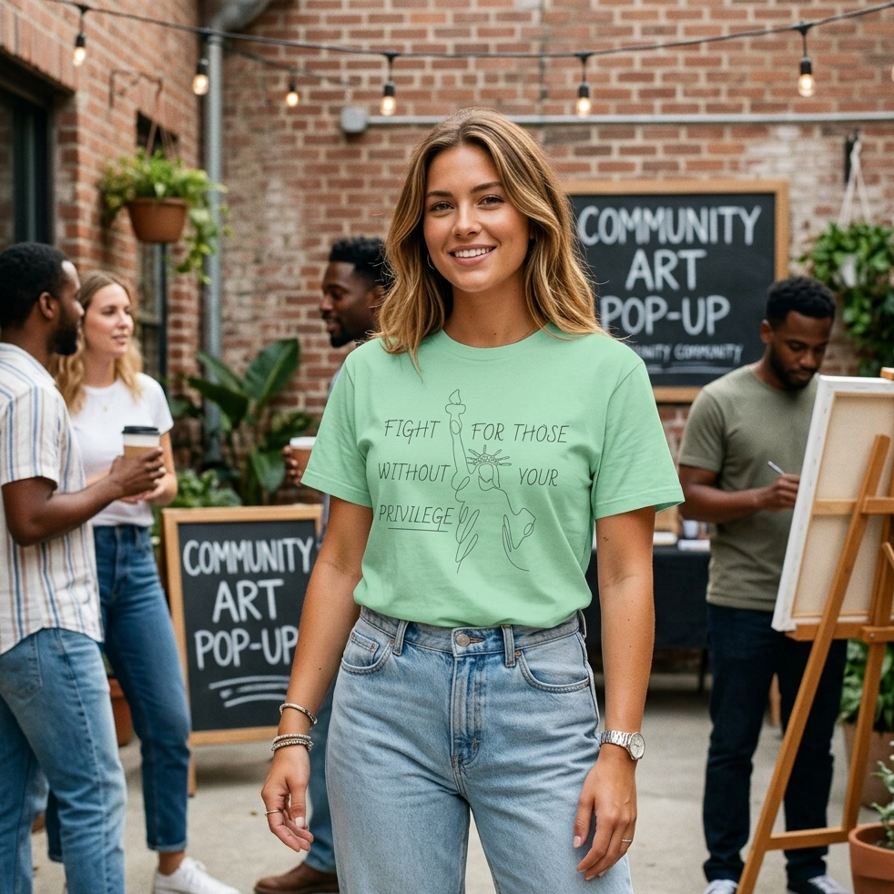 Fight for Liberty Graphic Tee | Activist T-Shirt | Human Rights Shirt | Equality Gift