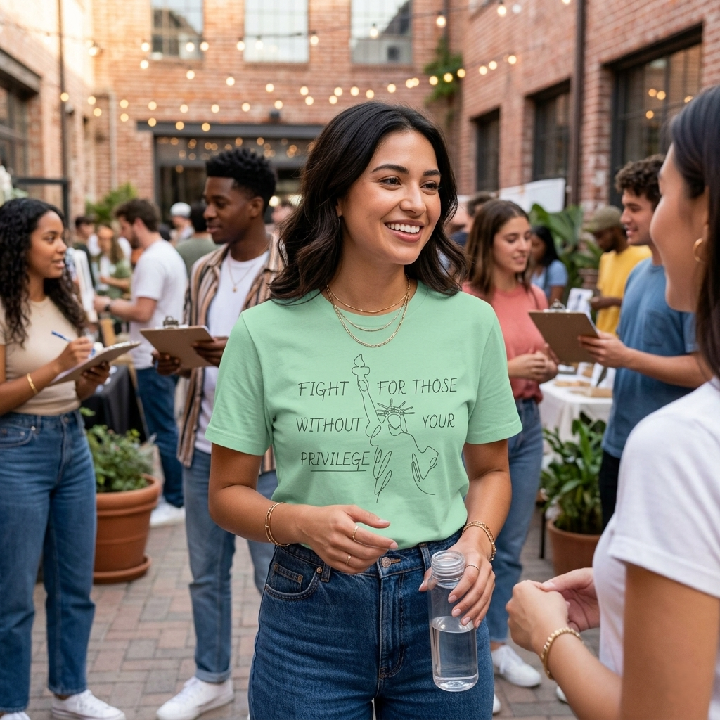 Fight for Liberty Graphic Tee | Activist T-Shirt | Human Rights Shirt | Equality Gift