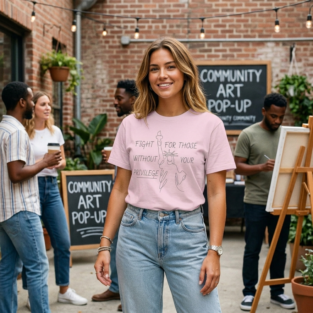 Fight for Liberty Graphic Tee | Activist T-Shirt | Human Rights Shirt | Equality Gift
