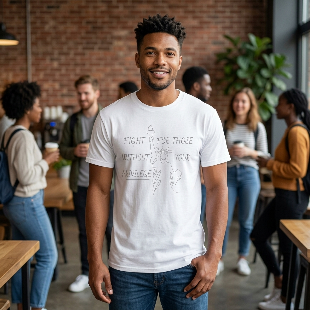 Fight for Liberty Graphic Tee | Activist T-Shirt | Human Rights Shirt | Equality Gift