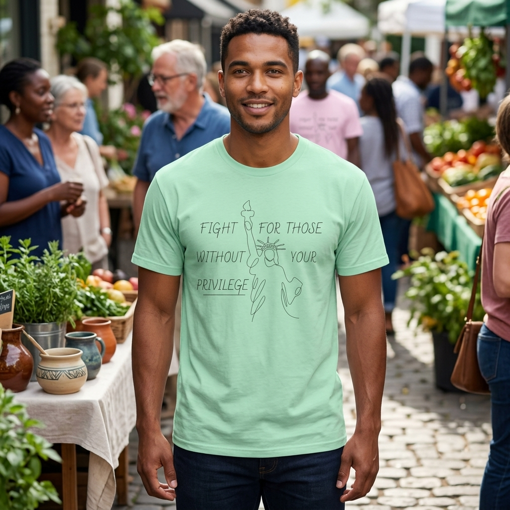 Fight for Liberty Graphic Tee | Activist T-Shirt | Human Rights Shirt | Equality Gift