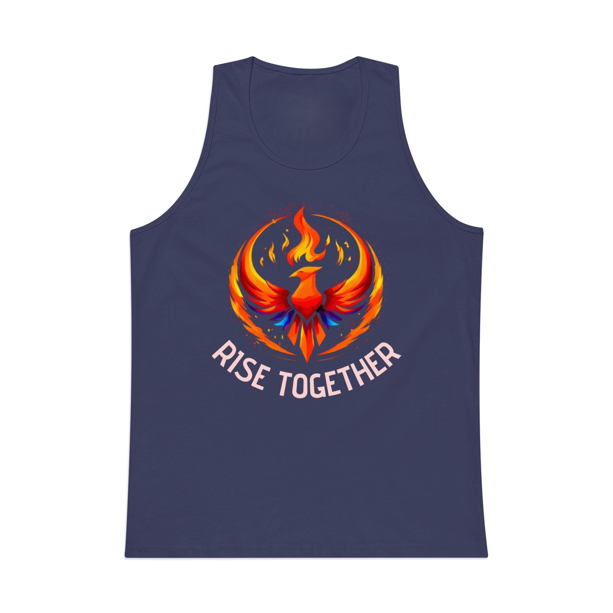 Phoenix "Rise Together" Graphic Tank Top | Men's Inspirational Muscle Tee