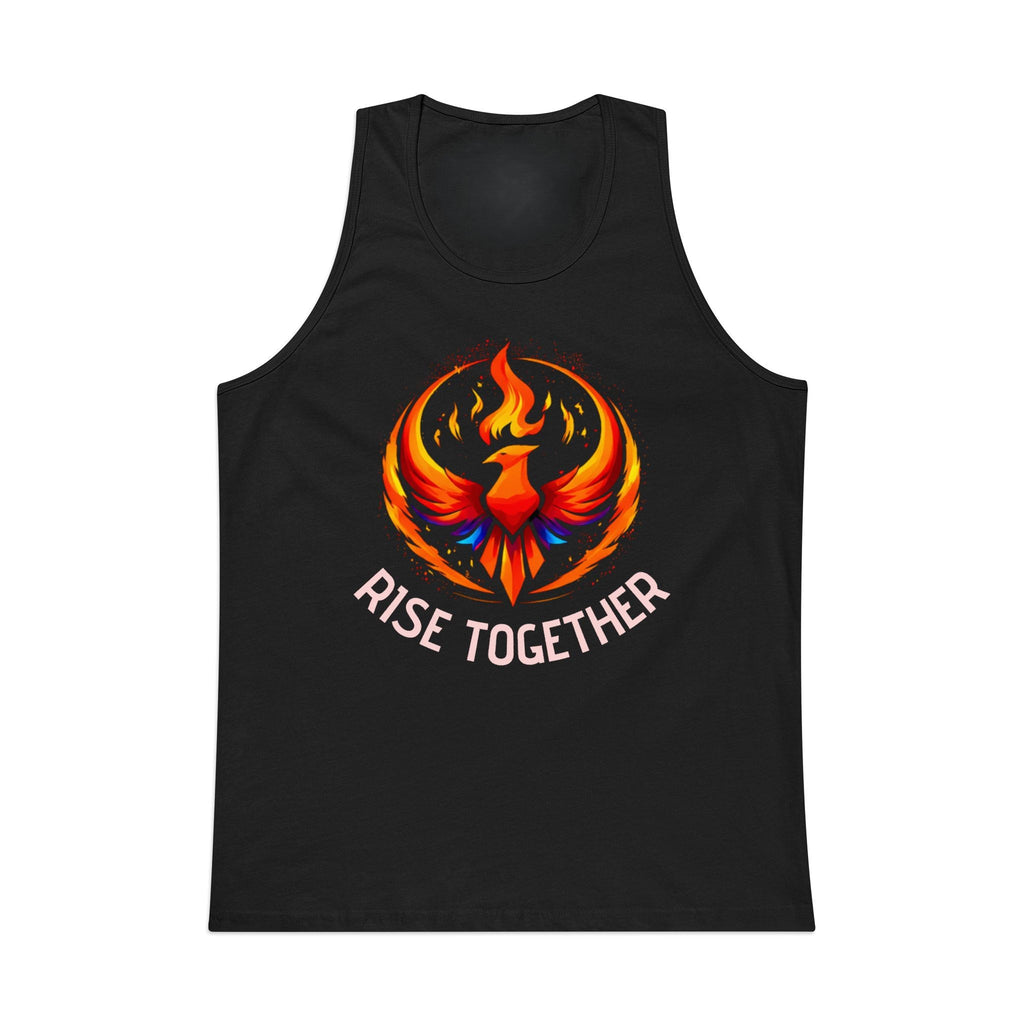 Phoenix "Rise Together" Graphic Tank Top | Men's Inspirational Muscle Tee