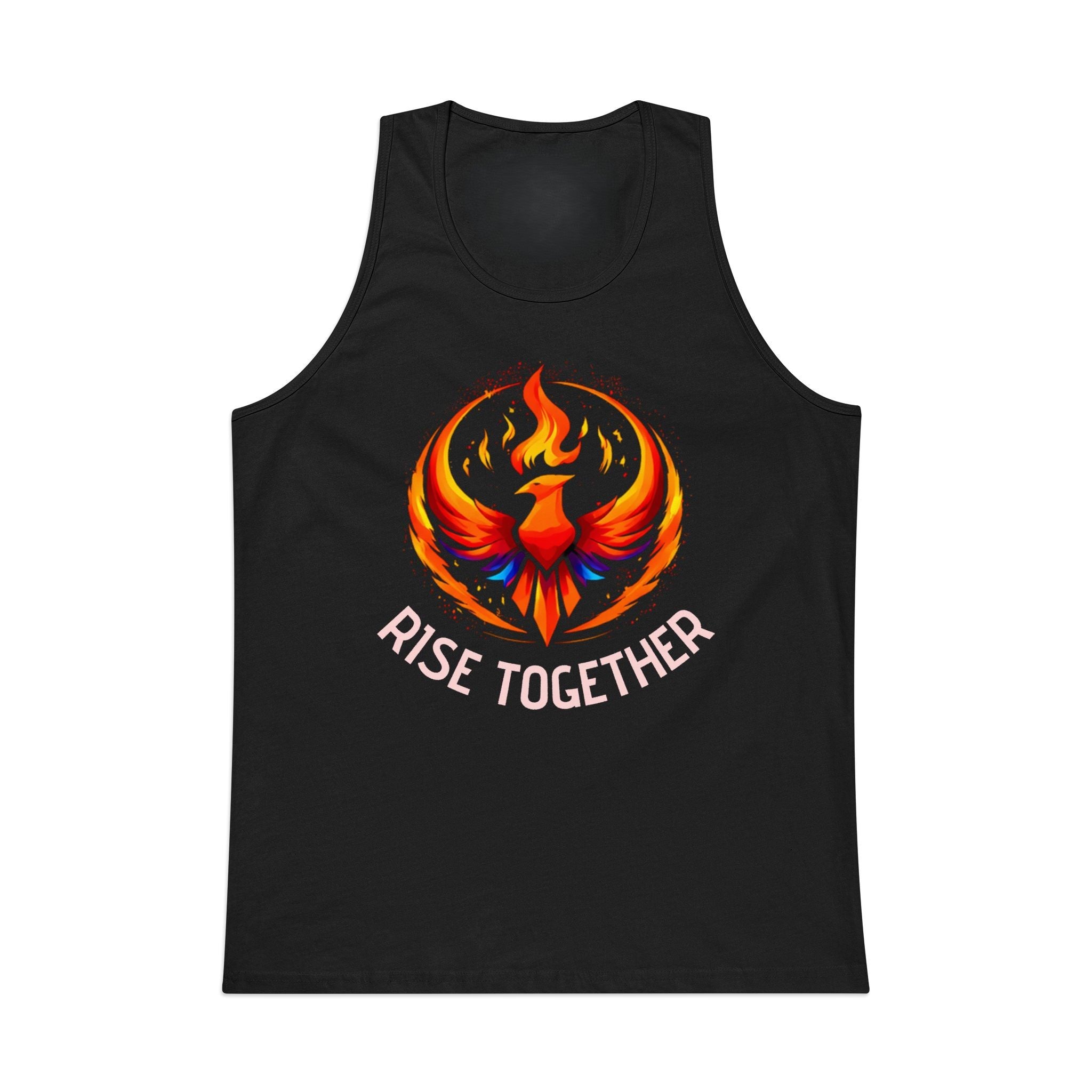 Phoenix "Rise Together" Graphic Tank Top | Men's Inspirational Muscle Tee