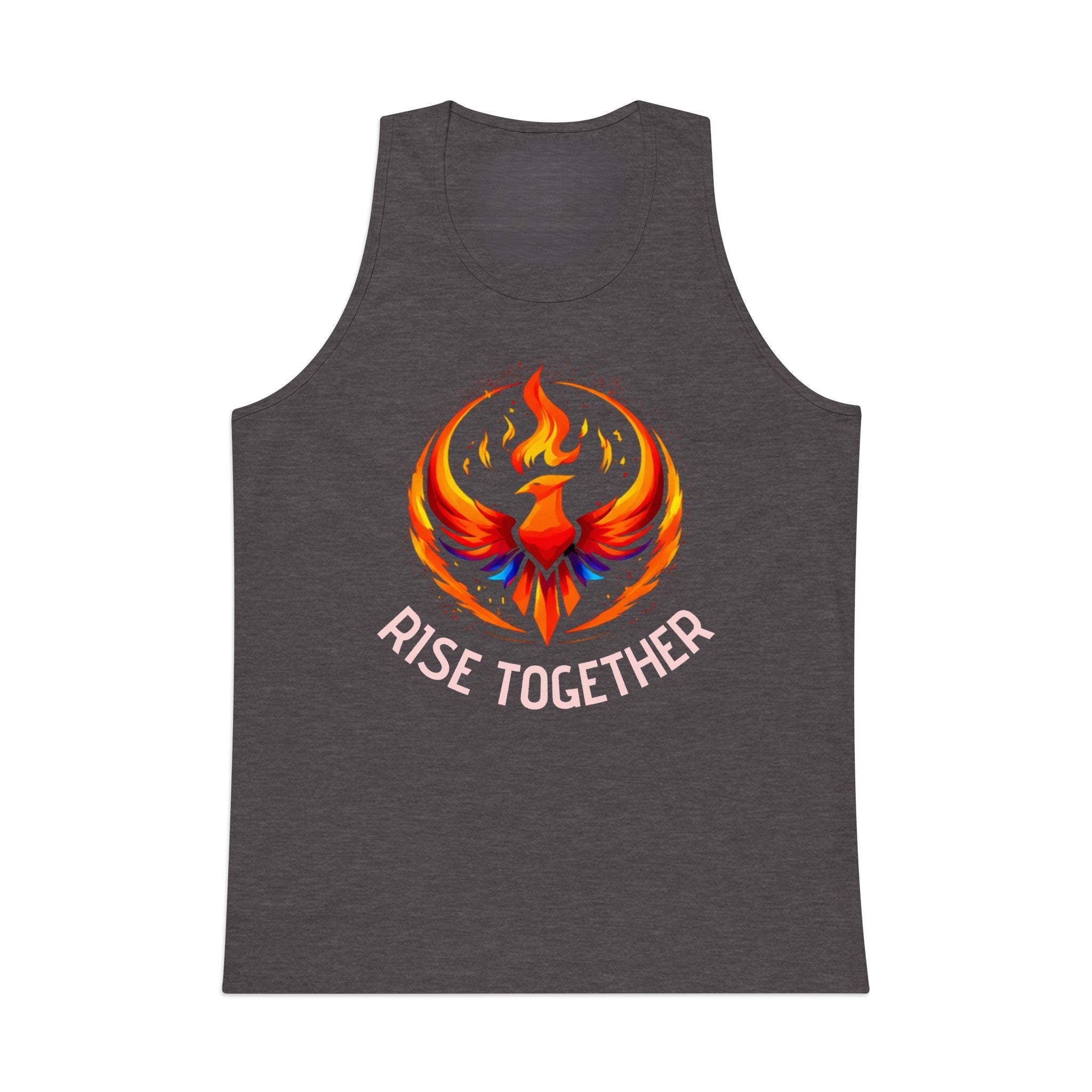 Phoenix "Rise Together" Graphic Tank Top | Men's Inspirational Muscle Tee