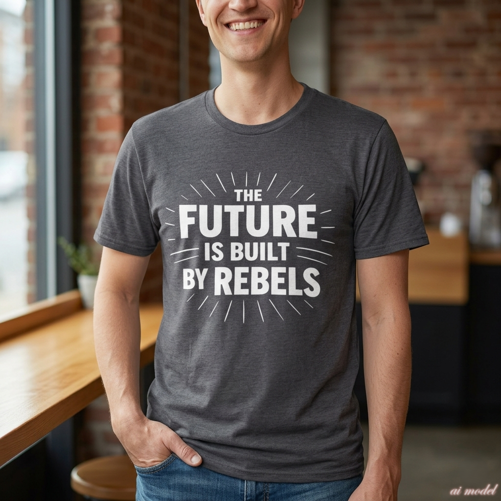The Future is Built by Rebels Tee | Human Rights T-Shirt | Activist Gift