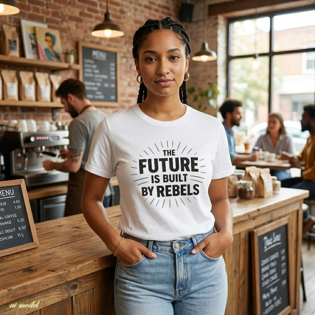 The Future is Built by Rebels Tee | Human Rights T-Shirt | Activist Gift